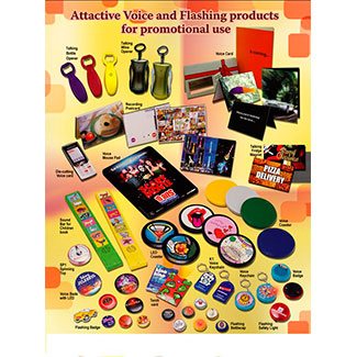 Voice and LED promotional products